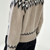 Alpaca Cabin Cardigan - Beige