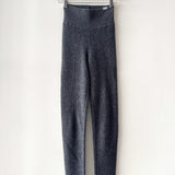 Cashmere Ribbed Legging - Charcoal