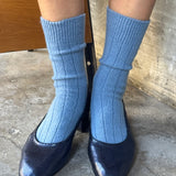 Classic Cashmere Socks - Bluebell