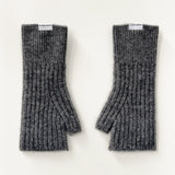 Cashmere Wrist Warmers - Charcoal