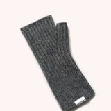 Cashmere Wrist Warmers - Charcoal