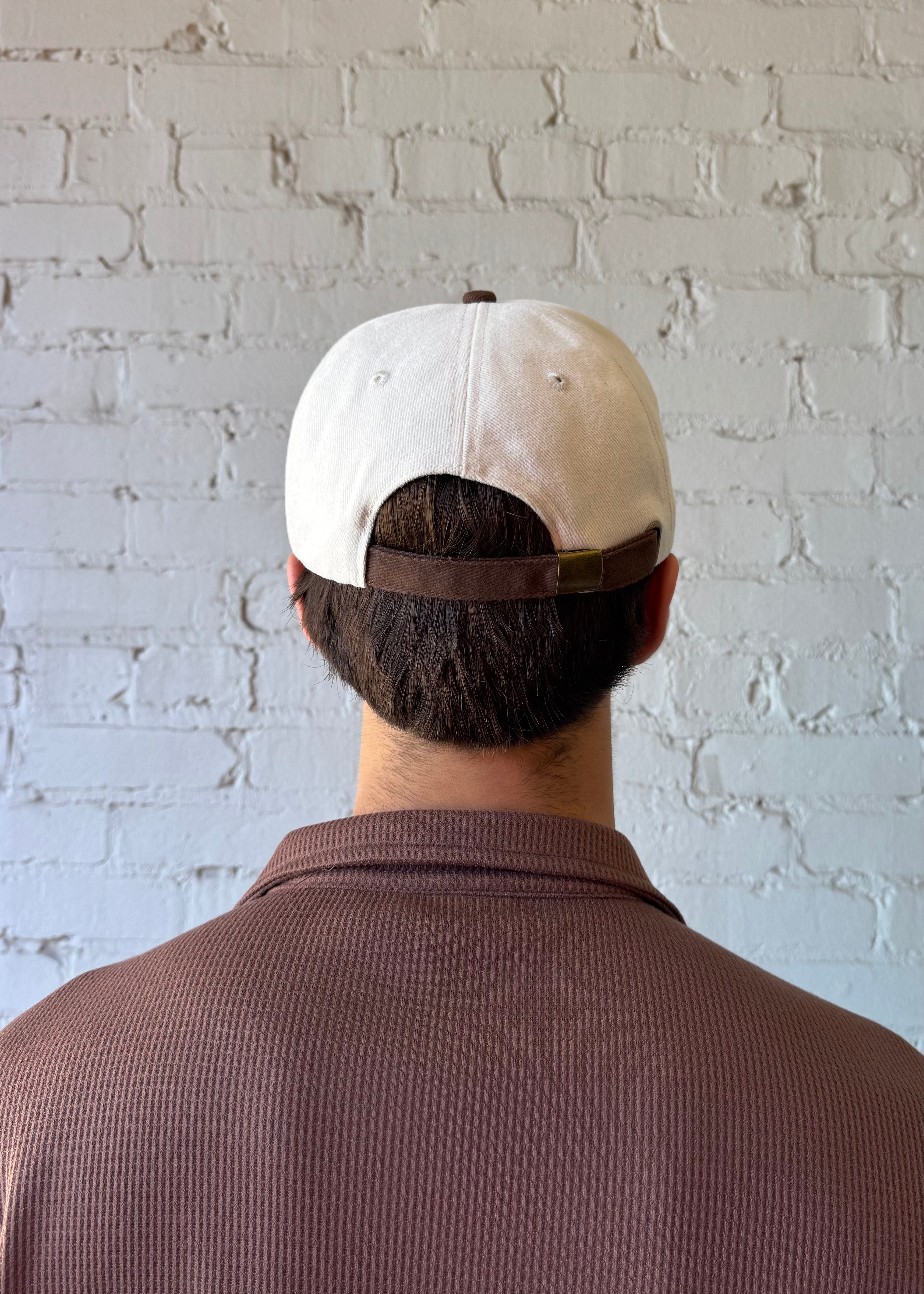 Embroidered Duck Hat - Brown