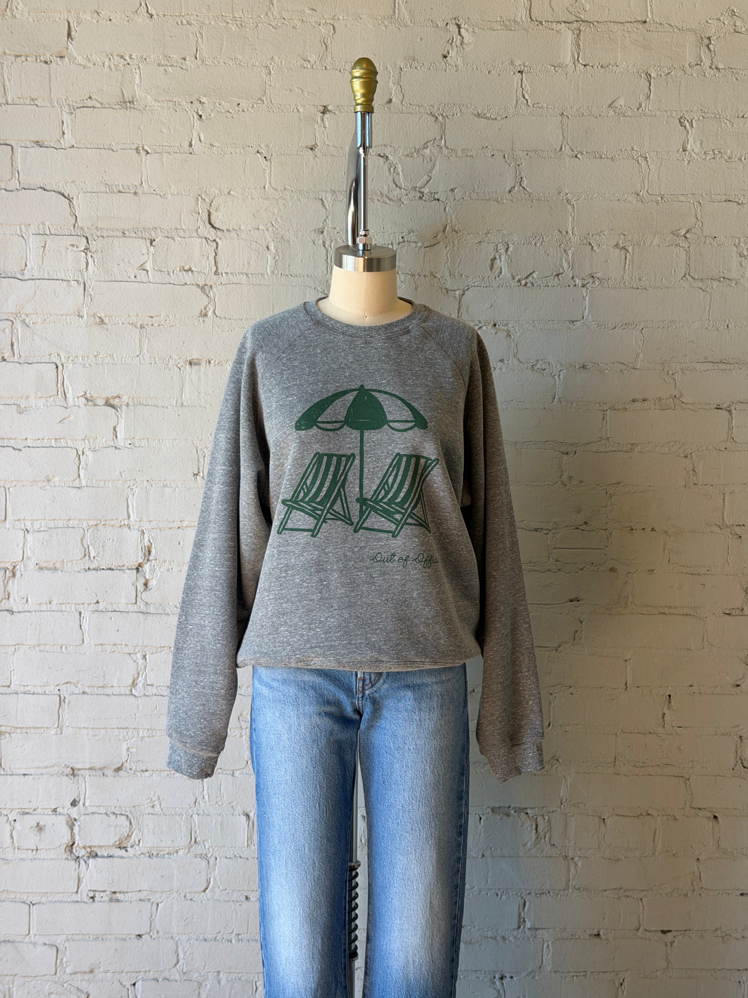 Out Of Office Sweatshirt - Heather Grey