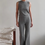 Sweater Rib Shell - Charcoal Grey