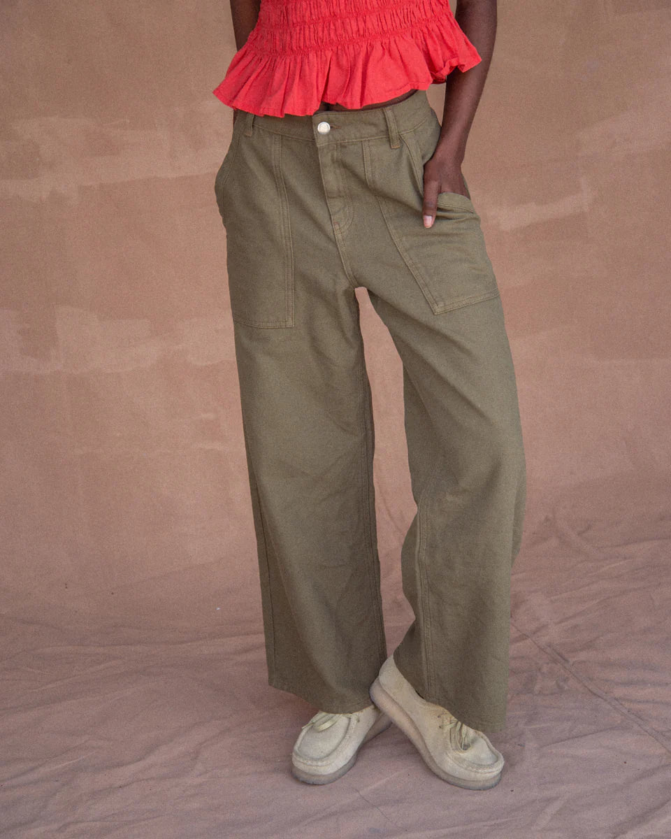 Shan Pant - Army Green