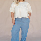 Everyday Pant - Blue Plaid