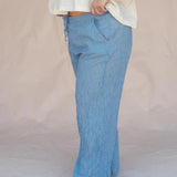 Everyday Pant - Blue Plaid