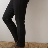 Rib Straight Pant - Jet