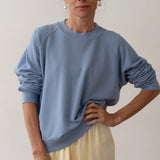 Eco-Terry Crewneck - Cornflower