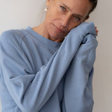 Eco-Terry Crewneck - Cornflower
