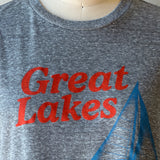 Great Lakes Sailboat Tee - Heather Grey
