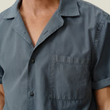 Air Cotton Camp Shirt - Lake