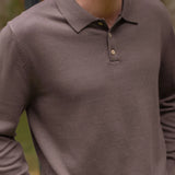Feather Polo - Coffee