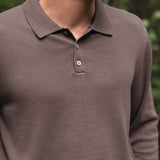 Feather Polo - Coffee