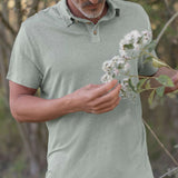 Knit Polo - Moss