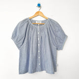 Emily Short Sleeve Top - Blue Stripe