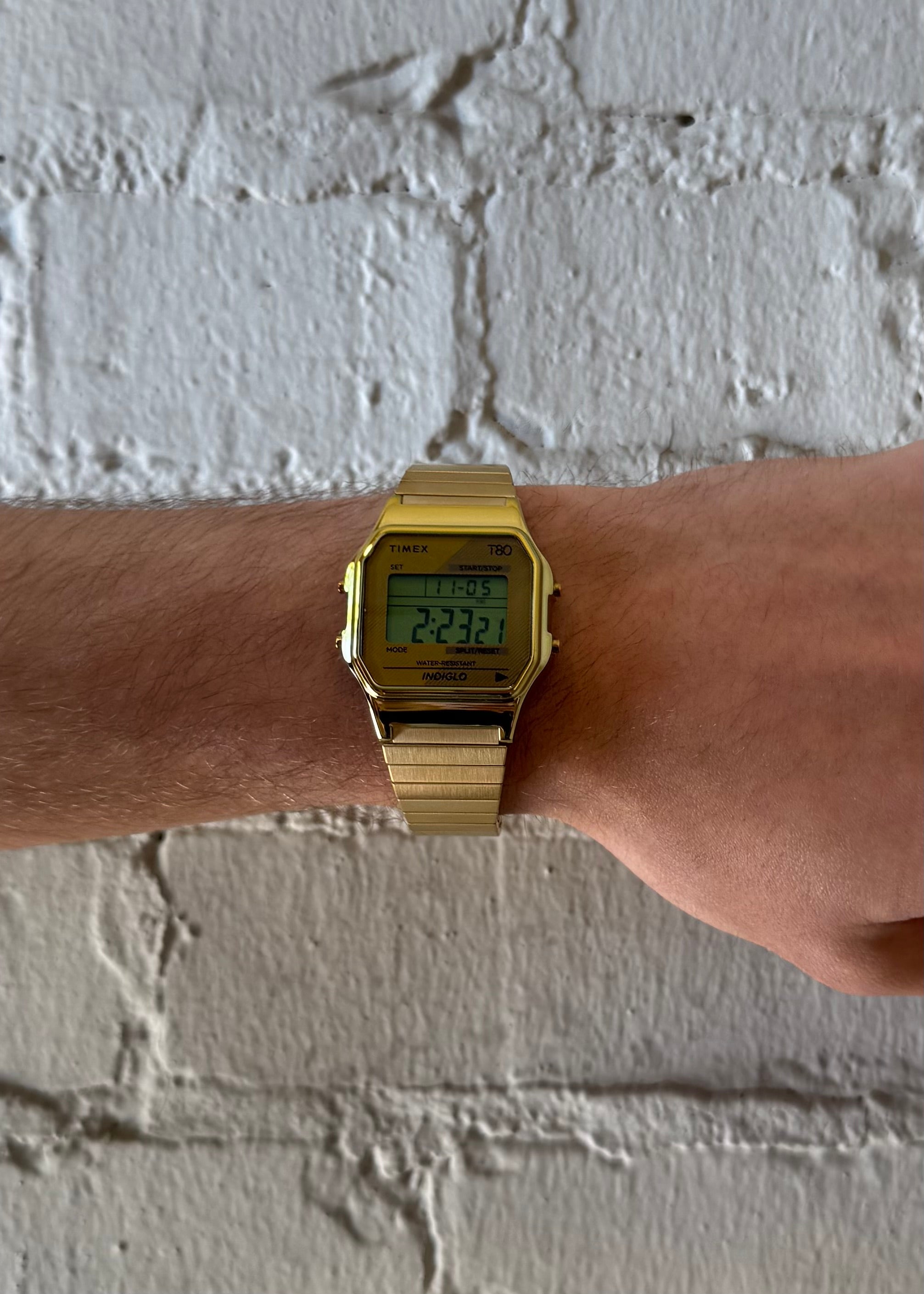 T80 34mm Expansion Band Watch - Gold