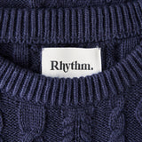 Patchwork Sweater - Vintage Navy