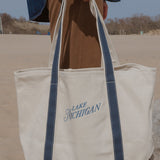 Lake Michigan Large Tote Bag