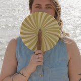 Hand Fan - Yellow