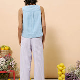 Colza Tank Top - Blue