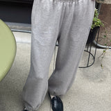 French Terry Balloon Pant - Melange Grey