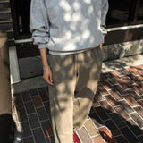 French Terry Core Sweatshirt - Melange Grey