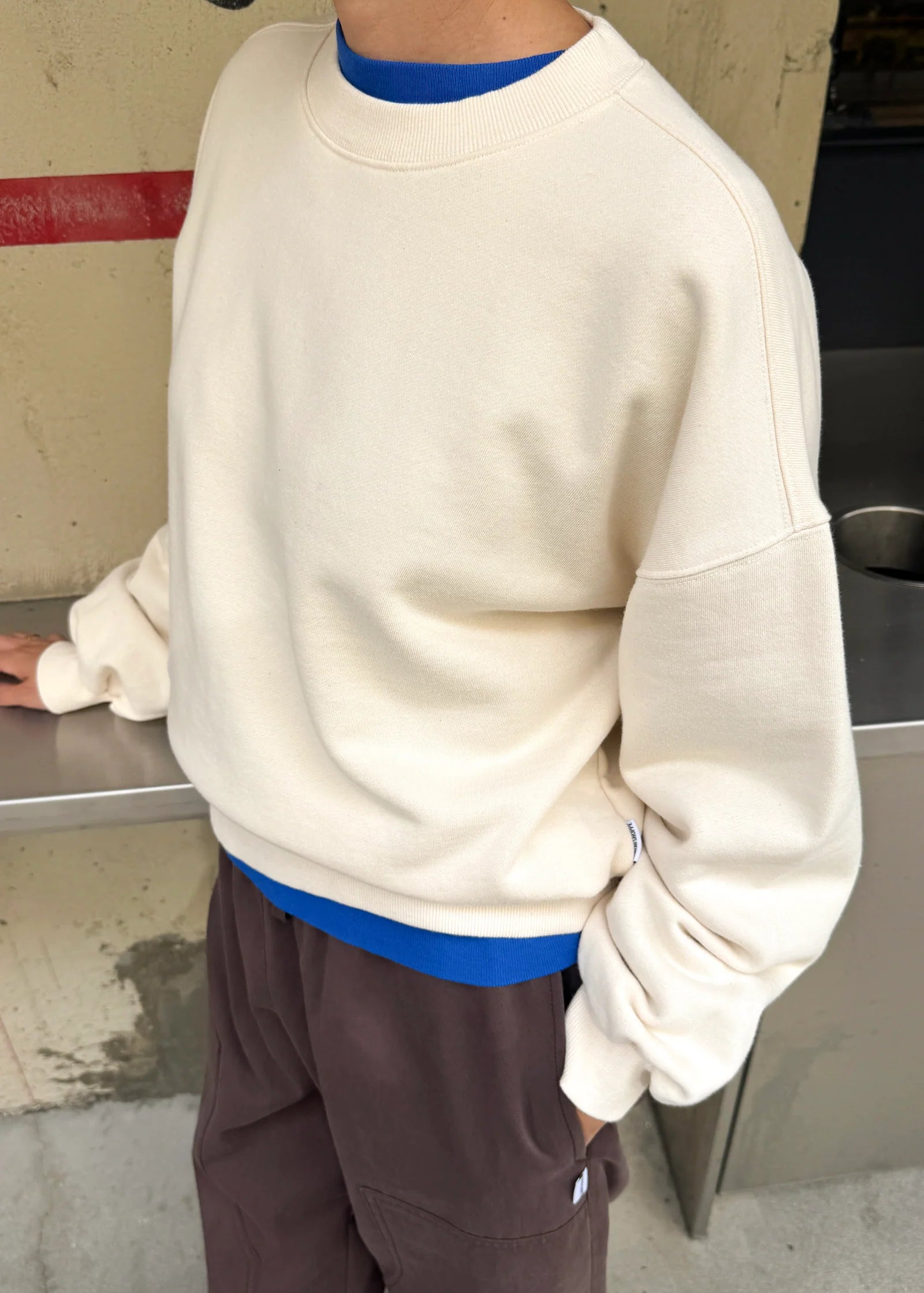 French Terry Core Sweatshirt - Naturel