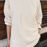 French Terry Raglan Tee - Natural