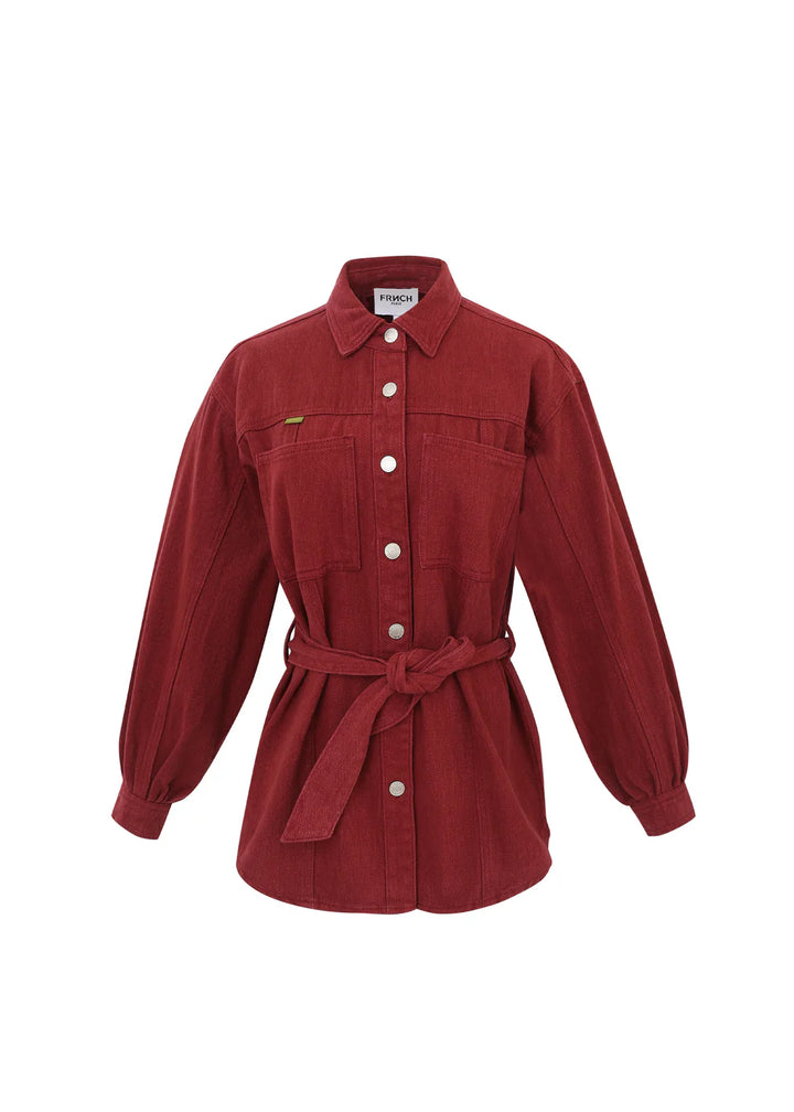 Lisandre Overshirt - Bordeaux