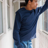 Caza Hoodie Sweatshirt - Indigo