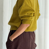 Finn Mohair Sweater - Bistro Yellow