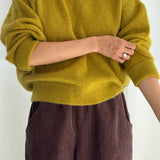 Finn Mohair Sweater - Bistro Yellow