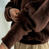 Finn Mohair Sweater - Cocoa Beans