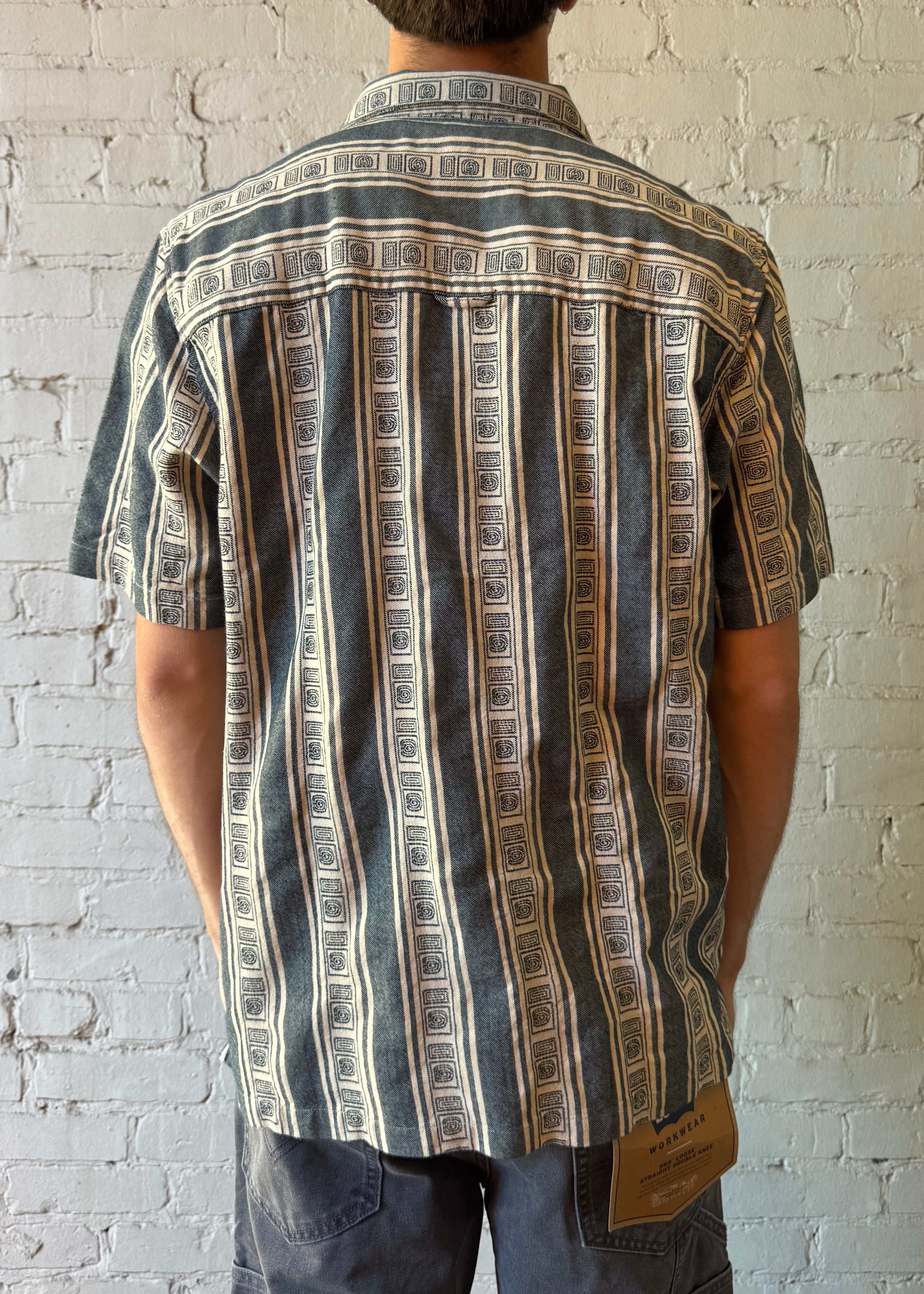 Selleck Shirt - Blue / Sand