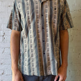 Selleck Shirt - Blue / Sand
