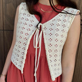 Knit Vest - Off White