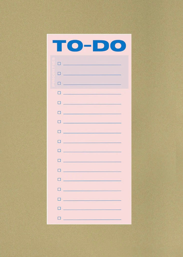 To-Do List Pad - Pink/ Blue