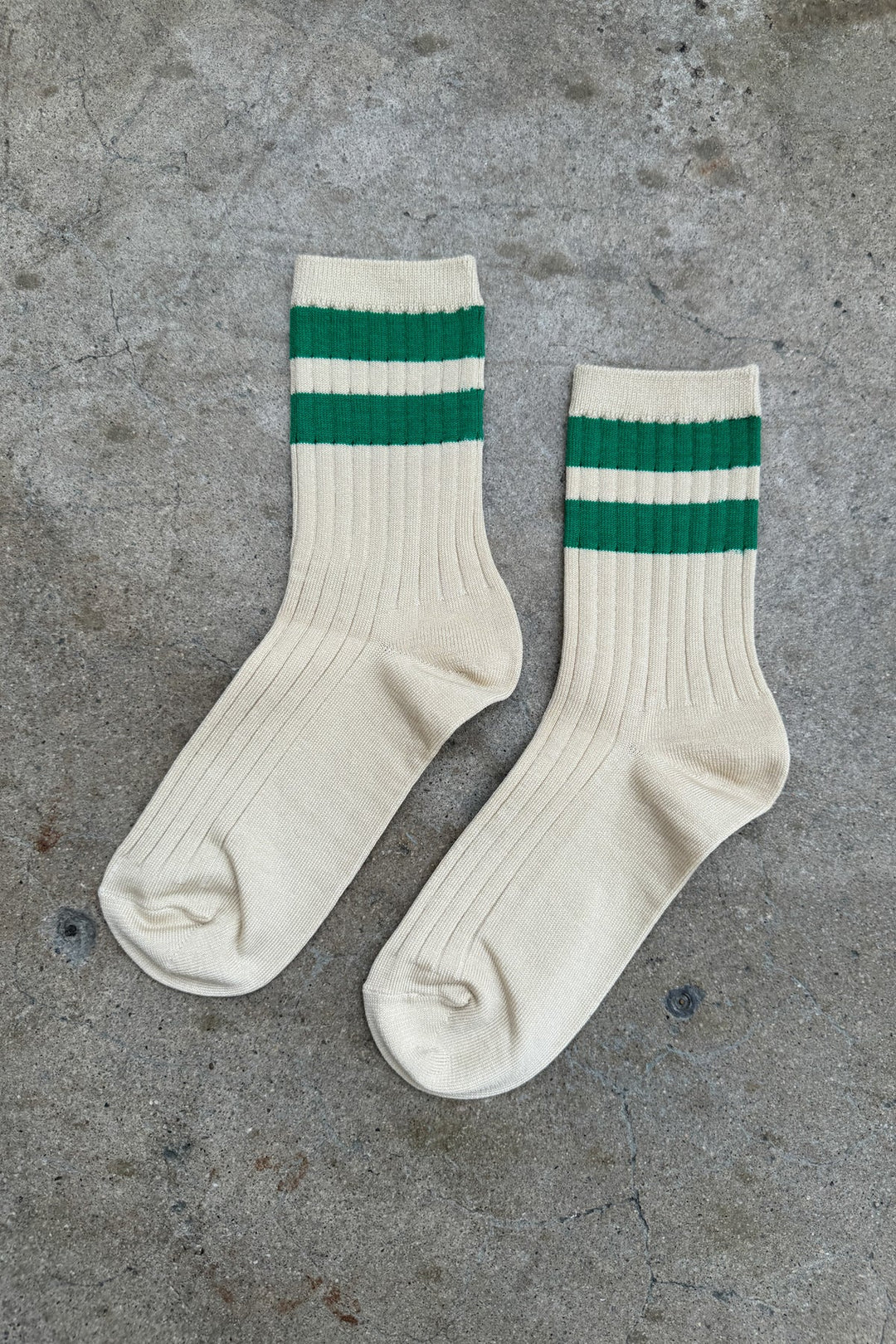 Her Varsity Socks - Green