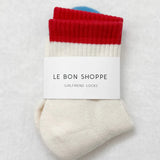 Girlfriend Socks - Blue Red