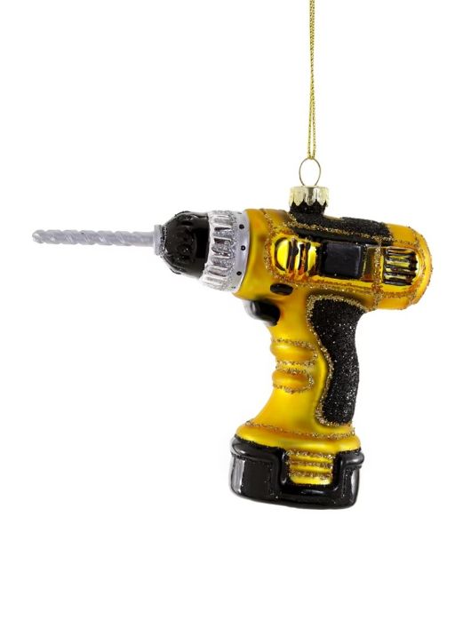 Yellow Drill Ornament