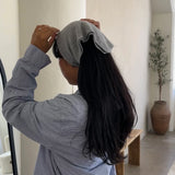 Cashmere Bandana - Heather Grey