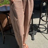 Arc Pants - Cinnamon Gingham