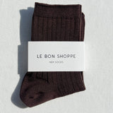 Her Socks - Coffee