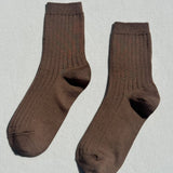 Her Socks - Dark Tan