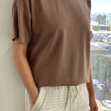Her Tee - Chocolat