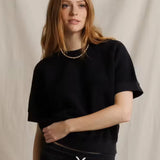 Kennedy Fleece Short Sleeve - Vintage Black