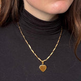 Farrah Heart Necklace - Gold
