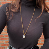 Rae Necklace - Gold / White