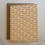 Repeating Thank You Card